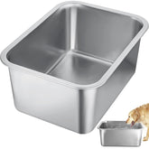 Mewtogo four-gallon dog bowl in outdoor-use setting provides ample water for large breeds.