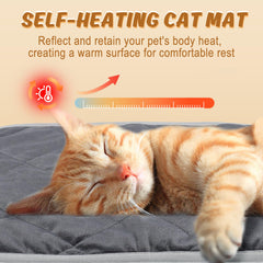 MEWTOGO reflects body heat to help indoor cats stay warm.