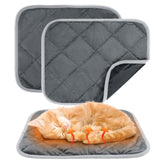 MEWTOGO self-warming cat bed mat close-up shows soft fleece for cozy warmth.