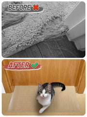 MEWTOGO transparent floor protector closeup shows discreet protection