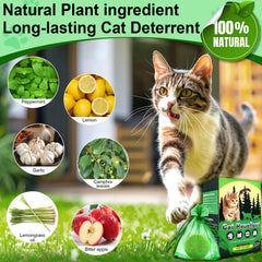 Mgkenk cat deterrent ball closeup showing essential oil scent