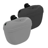 MGKSHADOW dog treat pouch grey front view for training on walks