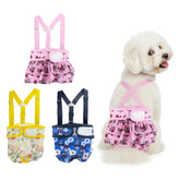 MGY Washable Female Dog Diaper with soft cotton lining for all-day comfort
