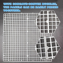 MHLLGN durable transparent lid made of plastic for easy cleaning.