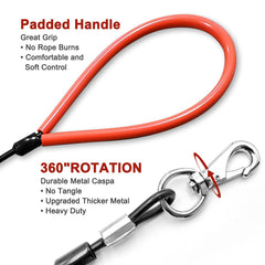 Mi Metty 5ft dog leash demonstrates ample space for outdoor exploration.