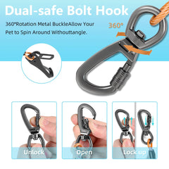 MiaoChuai chew-proof steel cable close-up shows durable protection against strong chewers.