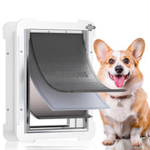 MIAOTONG 3-flap dog door steel frame for durable daily use