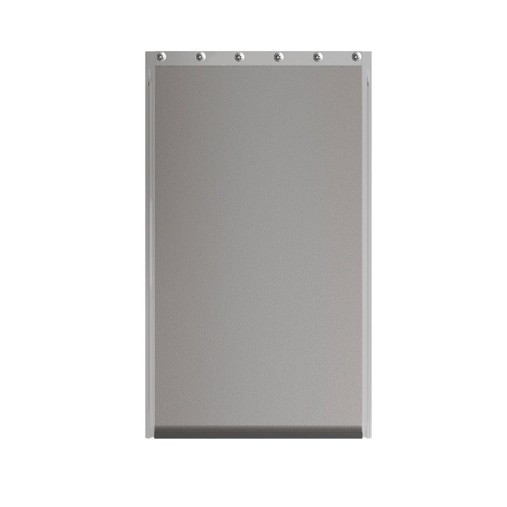 MIAOTONG extra large dog door flap front view enhances weather resistance and fit.