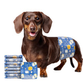 MICOOYO diaper with wetness indicator showing color change for easy monitoring