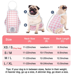 MICOOYO dog diaper onesie three-color-pack for daily wear