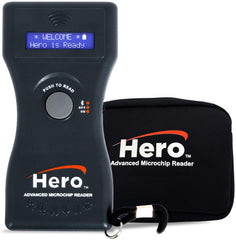 Microchip ID For the Animal World Hero Scanner front view for quick pet identification