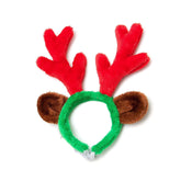 Midlee Christmas Reindeer Antlers on a large dog for festive headwear photos