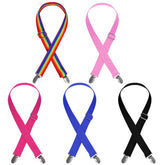 Mifengda pink dog suspenders securely holding a diaper during daily walks