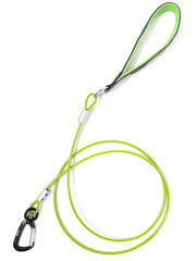 Mighty Paw dog leash chew-proof cable with braided steel core for tough chewers and teething puppies.