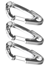 Mighty Paw Dog Tag Carabiner Clip on collar closeup showing secure ID attachment