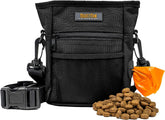 Mighty Paw dog treat pouch front view with no spill magnetic clasp for easy training sessions.