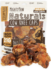 Mighty Paw Naturals knee-cap pack open long-lasting natural chew for dogs