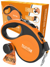 Mighty Paw retractable leash 16ft extended for easy outdoor exploration and control.