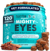 Mighty Paw Waggables Eyes bottle pour shows easy-dispense daily eye support
