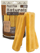 Mighty Paw Yak Chews packaging shows the 4-pack value for dog owners.
