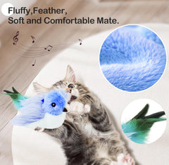 Migipaws flappy-bird-toy-catnip-pouch adds extra teaser for gentle play.