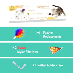 Migipaws mylars crisp refills 2 pieces, clear sound for engaged play sessions.