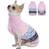 MIGOHI Classic dog sweater leash-hole enables quick leash access for daily walks.