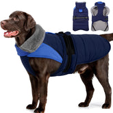 MIGOHI comfortable large dog coat front view with warm insulation and waterproof protection.