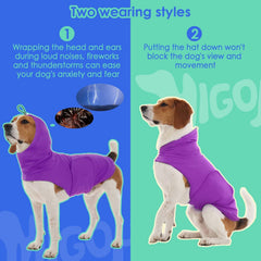 MIGOHI dog anxiety vest machine-washable for easy cleaning after adventures.