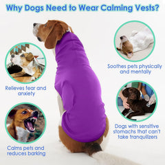 MIGOHI dog anxiety vest soft breathable fabric keeps pets comfortable during wear.