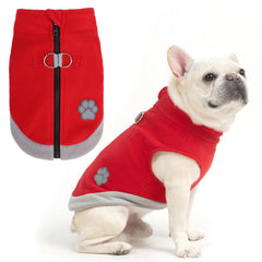 Mihachi chaleco para perro, vista frontal, abrigado y cómodo.