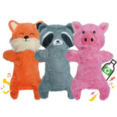 Mihachi No Stuffing Crinkle Fox Toy for interactive play and sensory engagement