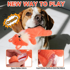 Mihachi No Stuffing Crinkle Raccoon Toy encouraging focused solo play