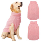 Mihachi turtleneck dog sweater front view warms during chilly walks