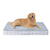 MIHIKK washable orthopedic dog bed with egg crate foam for extra joint support.