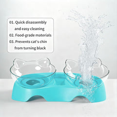 MILIFUN cat-bowls-small-pet-dining suited for kittens and toy dogs.