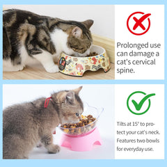 MILIFUN separation design (stand and bowl) allows easy cleaning after meals.