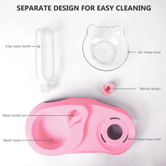 MILIFUN 17oz water bottle feeds pets on the go with a clean refill