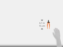Millers Forge nail clipper orange handle in grooming station demonstrates heavy-duty reliability for busy shops