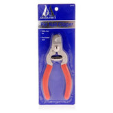 Millers Forge stainless steel dog nail clipper front view with spring loaded action for precise cuts