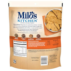 Milo's Kitchen chicken jerky strip no artificial flavors or fillers emphasizes clean ingredients