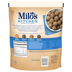 Milo's Kitchen Chicken Meatballs served in a bowl for easy daily treats.