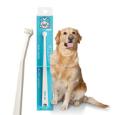Mind Up micro head dog toothbrush reaches ultra-small mouths for precise back-teeth brushing.