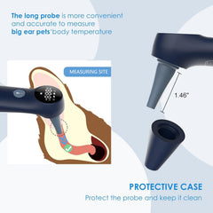 Mindpet-Med delivers a 1-second reading for fast temperature checks.