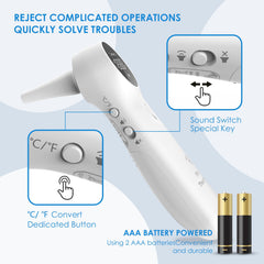 Mindpet-med one-second-reading provides rapid temperature insight.