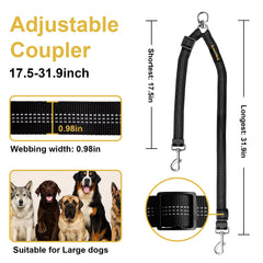 MingXpets MingXpet double leash tangle-free design reduces mess