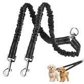 MingXpets two-dog leash 360 swivel buckle enables smooth, tangle-free walks.