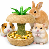 mini&moe-jouet-rongeur-coeur-pomme: stimule le grignotage naturel et l’exploration quotidienne.