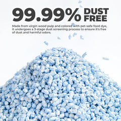 mini&moe rabbit litter bedding pellets demonstrate high moisture absorption.