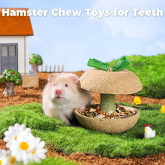 mini&moe Hollow center treat holder provides mess-free snack access